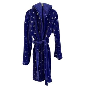 Just Love Hooded Plush Fleece Robe For Girls Size 7/8